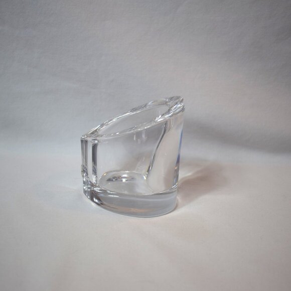 Royal Limited Lead Crystal Heart Candleholder From Czech Republic - Picture 3 of 6
